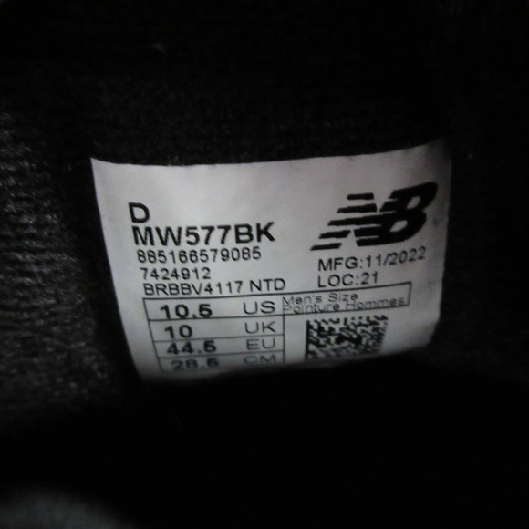 New Balance 577v1 Shoes SIZE 10.5 mens 12woomen black - Picture 9 of 10